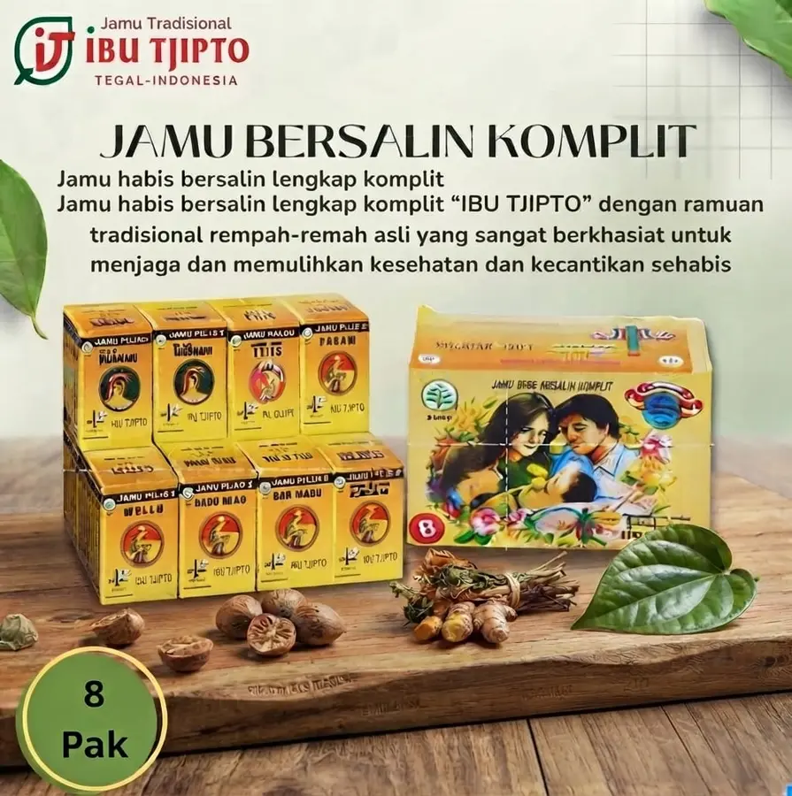 Jamu Bersalin Komplit Ibu Tjipto